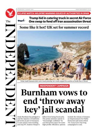 The Independent frontpage thumbnail