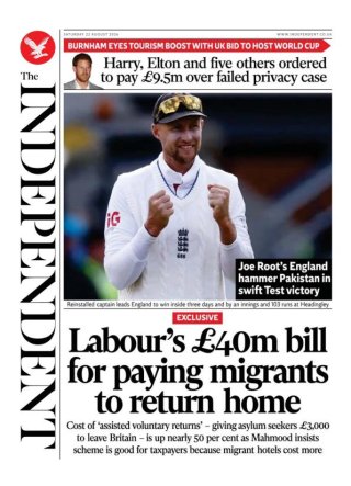 The Independent — 22 Aug 2026 • 05:20