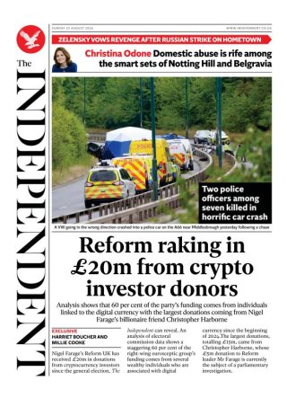 The Independent frontpage thumbnail