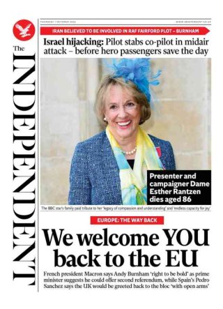 The Independent frontpage thumbnail