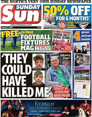 Sunday Sun frontpage thumbnail