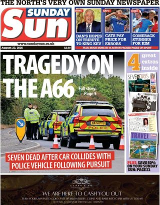 Sunday Sun frontpage thumbnail