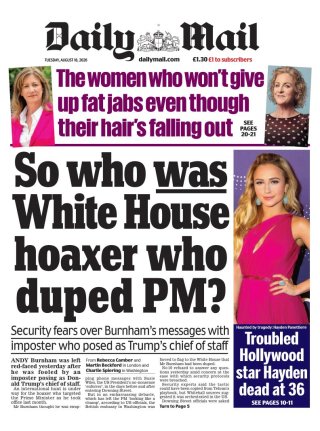 Daily Mail — 18 Aug 2026 • 01:20