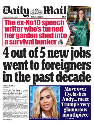 Daily Mail frontpage thumbnail