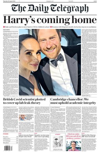 Telegraph frontpage thumbnail