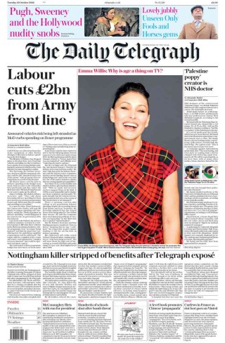 Telegraph frontpage thumbnail