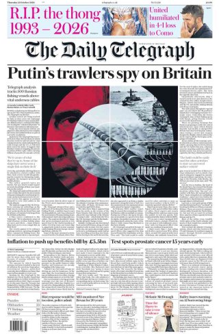 Telegraph frontpage thumbnail