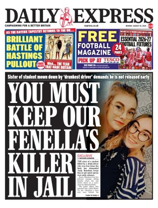 The Express frontpage thumbnail