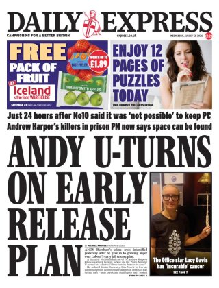 The Express frontpage thumbnail
