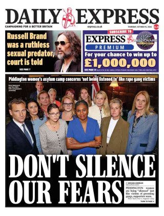 The Express frontpage thumbnail