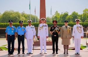 UK Chief of the Defence Staff, Admiral Sir Tony Radakin, conducted a three-day visit to India