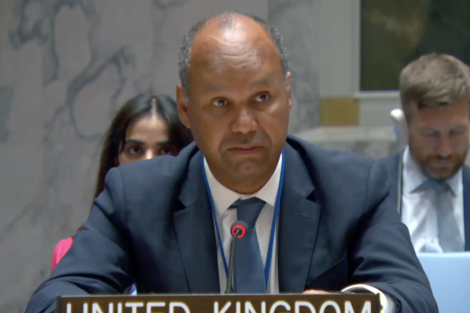 Ambassador James Kariuki at UN Security Council 
